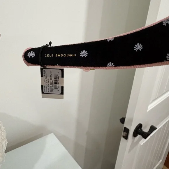 Lele Sadoughi Alice Zinnia Crystal Paillette Headband - Picture 2 of 4